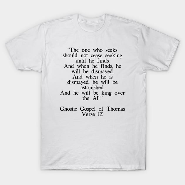 Gnostic Gospel T-Shirt by IBMClothing